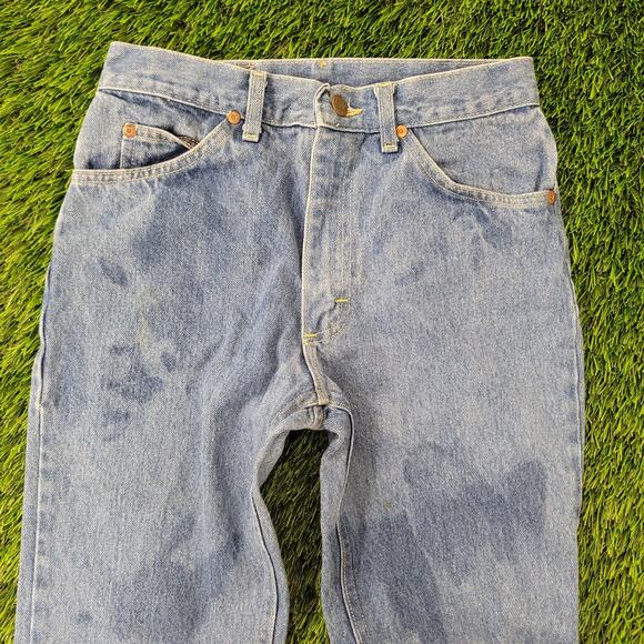 Vintage 80s LEE Riders Jeans 26x31 USA Union-Made Faded - Picture 4 of 16